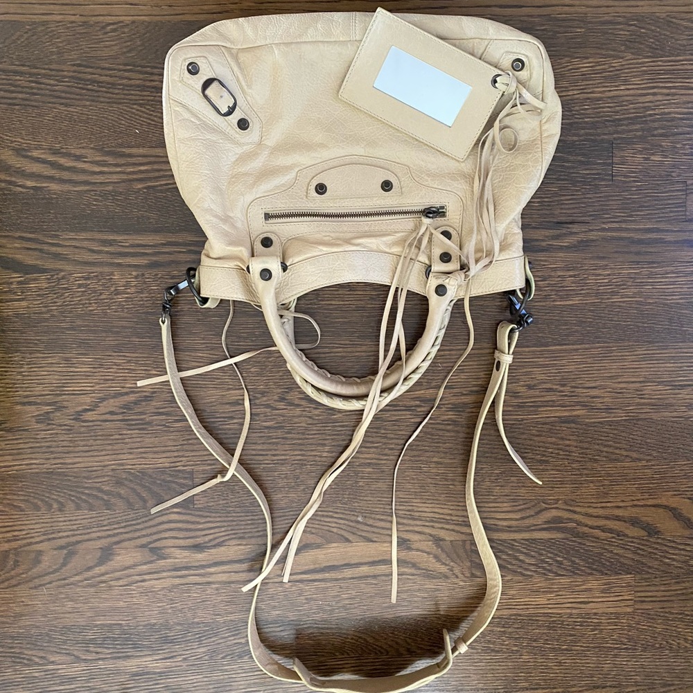 Balenciaga Nude City Bag